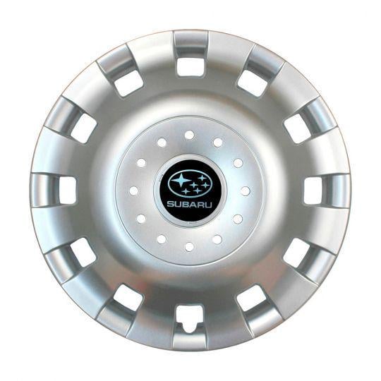Ковпаки автомобільні SKS 414 R16 з логотипом Subaru 4 шт. Сріблястий Ковпаки автомобільні SKS 414 R16 з логотипом Subaru 4 шт. Сріблястий
