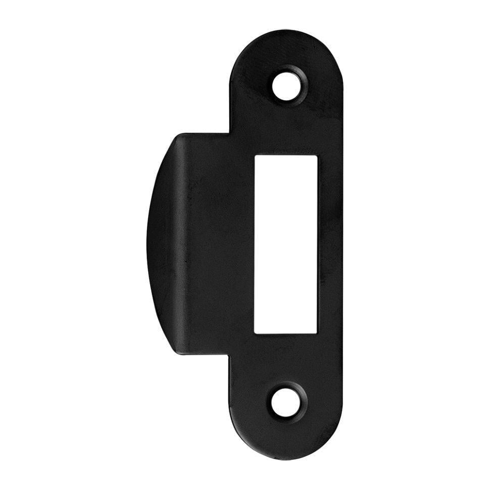 Плоская ответная планка AGB загнутая Черный (B.01000.13.93)