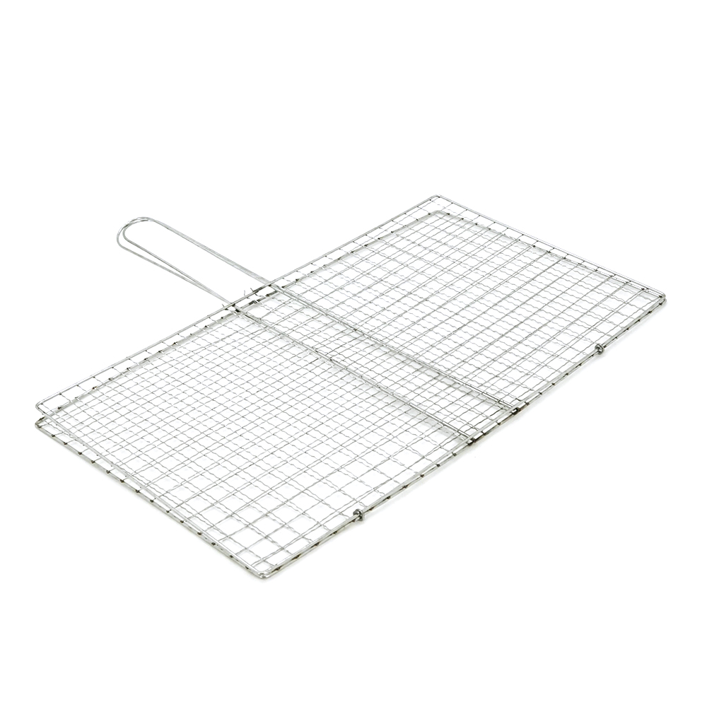 Решітка для гриля нержавіюча сталь/ручка 13,5 см/38,5x21 см (26838617)