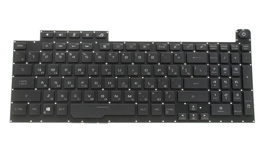 Клавиатура для ноутбука Asus G731GT Черный (167679)