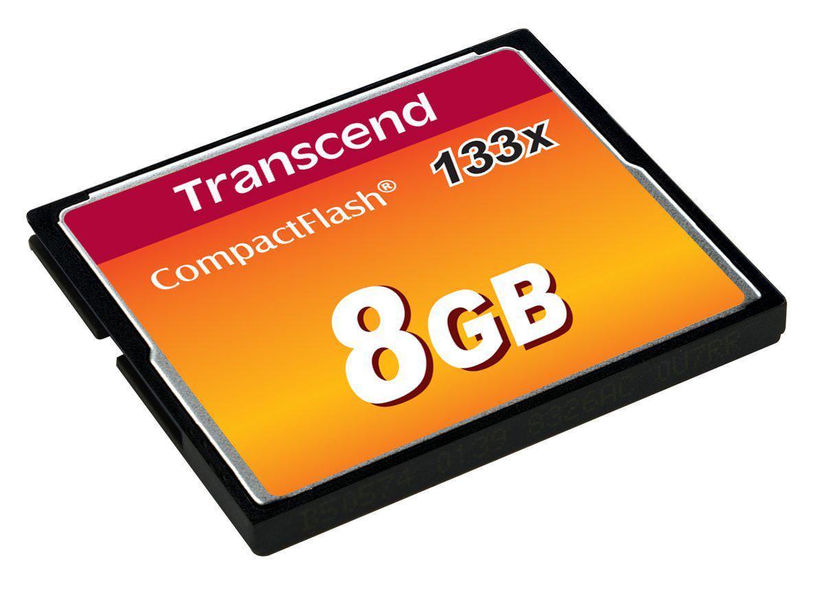 Карта памяти Transcend 133x 8 Гб (TS8GCF133)