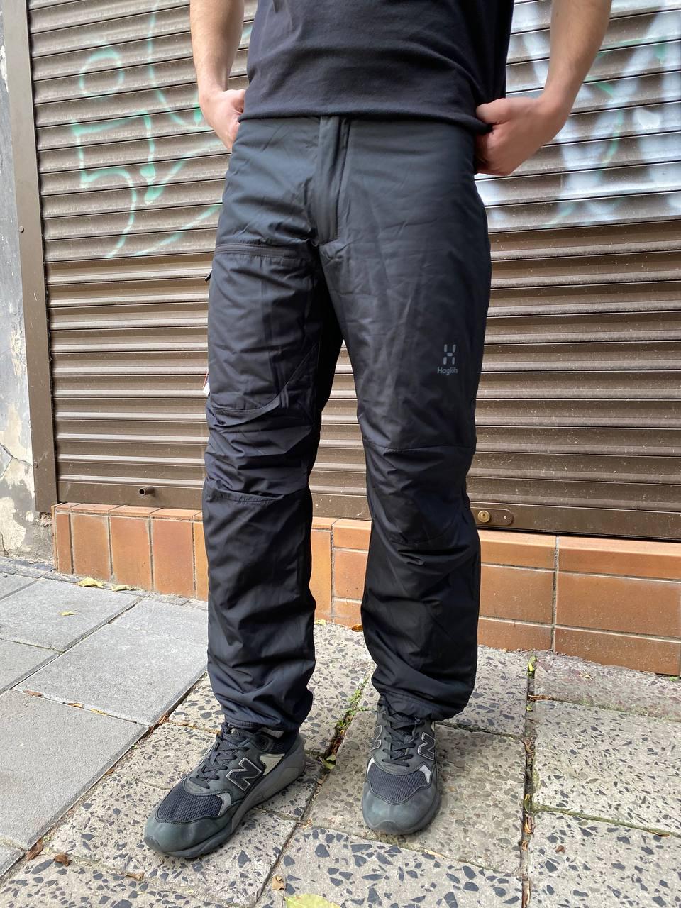 Штани-самоскиди унісекс Haglofs Barrier Pant Men трекінгові утеплені XS Чорний (6037512)