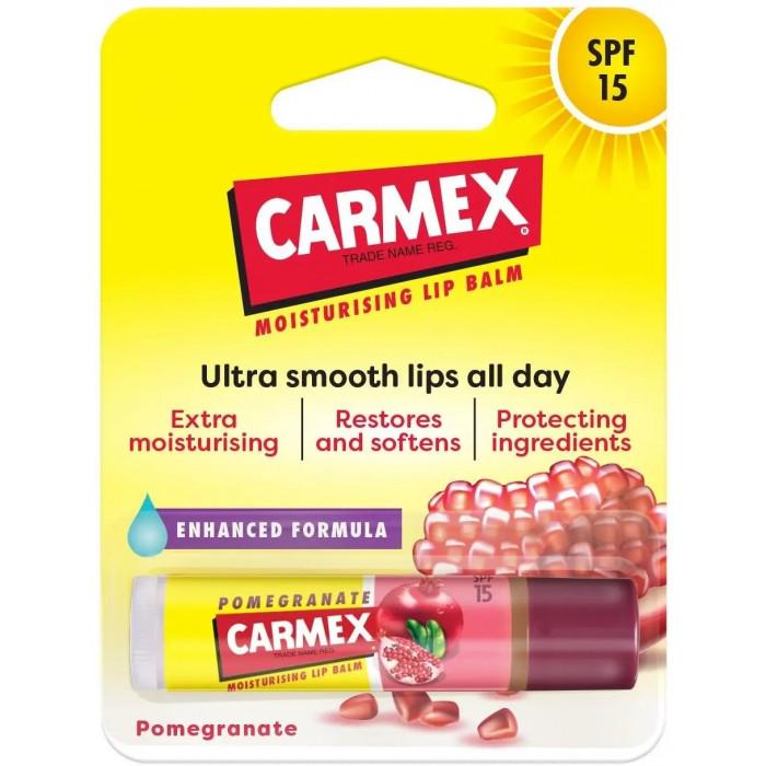 Бальзам-стик для губ Carmex SPF 15 Гранат 4,25 г (402280) - фото 1