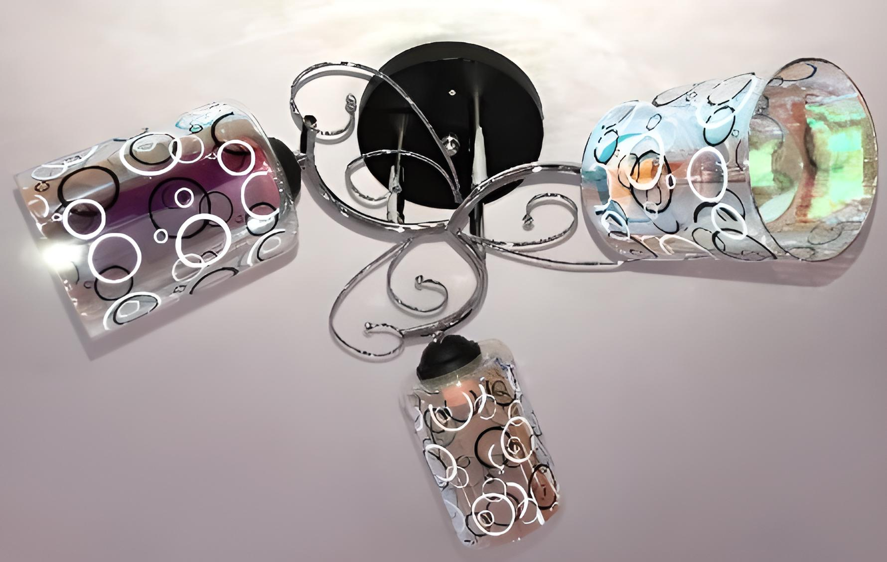 Люстра потолочная Sirius Ю 2348/3 на 2 плафона