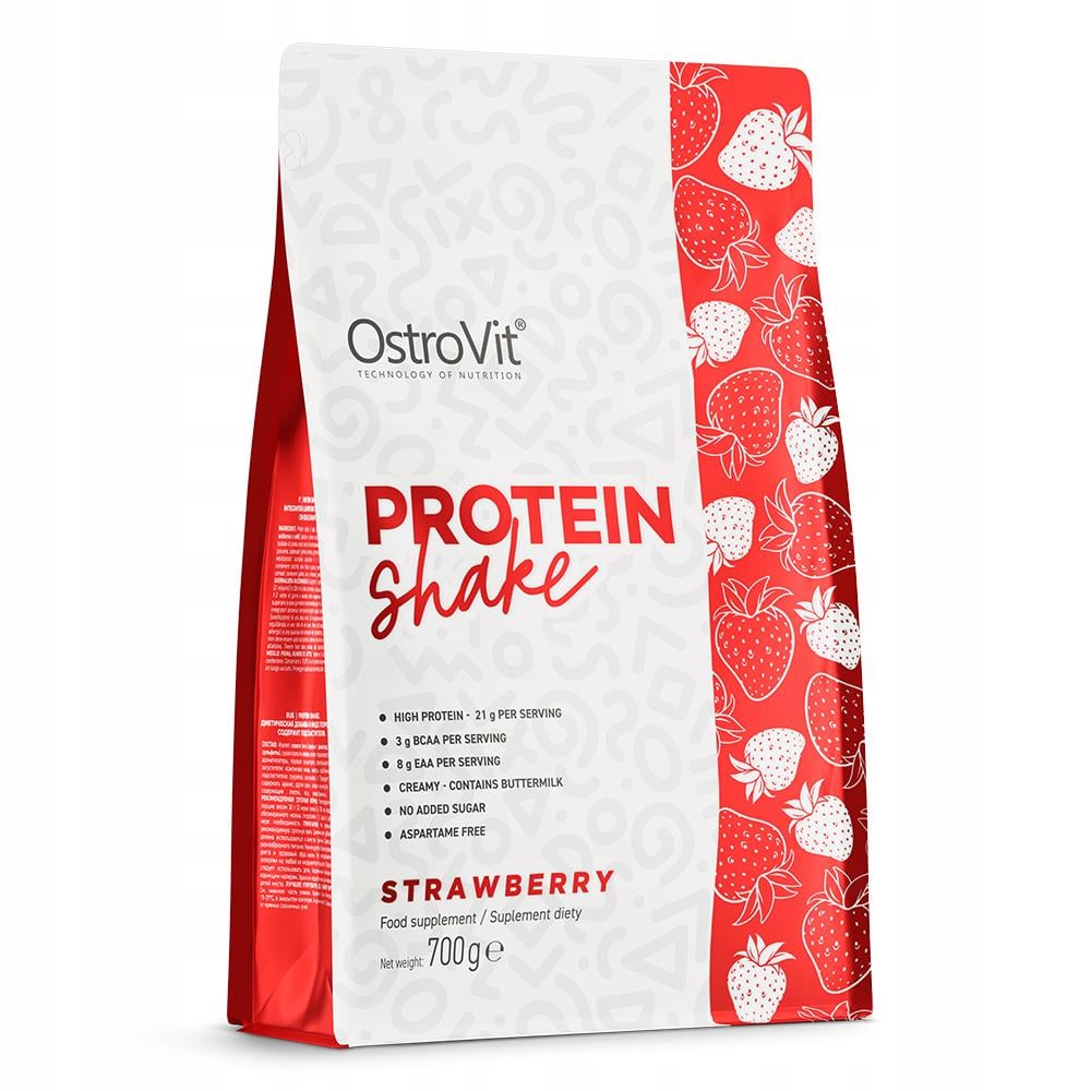 Протеин OstroVit Protein Shake Strawberry 700 г