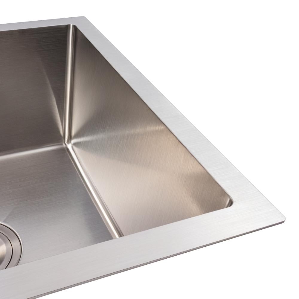 Мийка кухонна Valeso Handmade монтаж під стільницю 44х44 см - фото 7