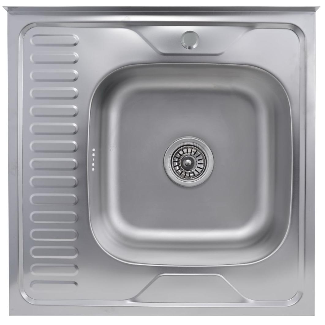 Мийка кухонна Valeso нержавіюча сталь PLS-A44080 600x600 мм квадратна 0,7 мм (236996)
