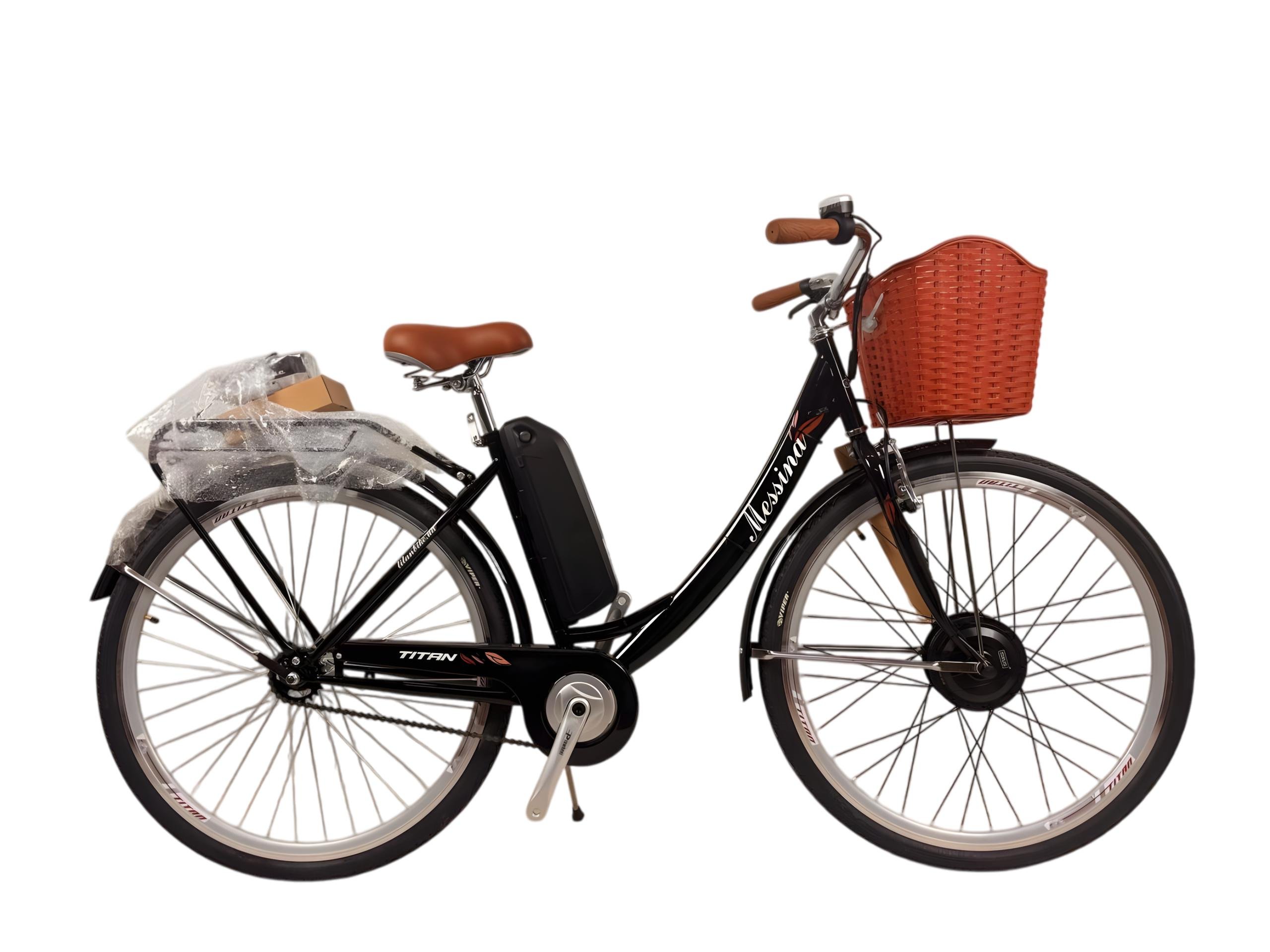 Електровелосипед Titan Messina 28" 18"/500 W 48 V10 Ah Чорний