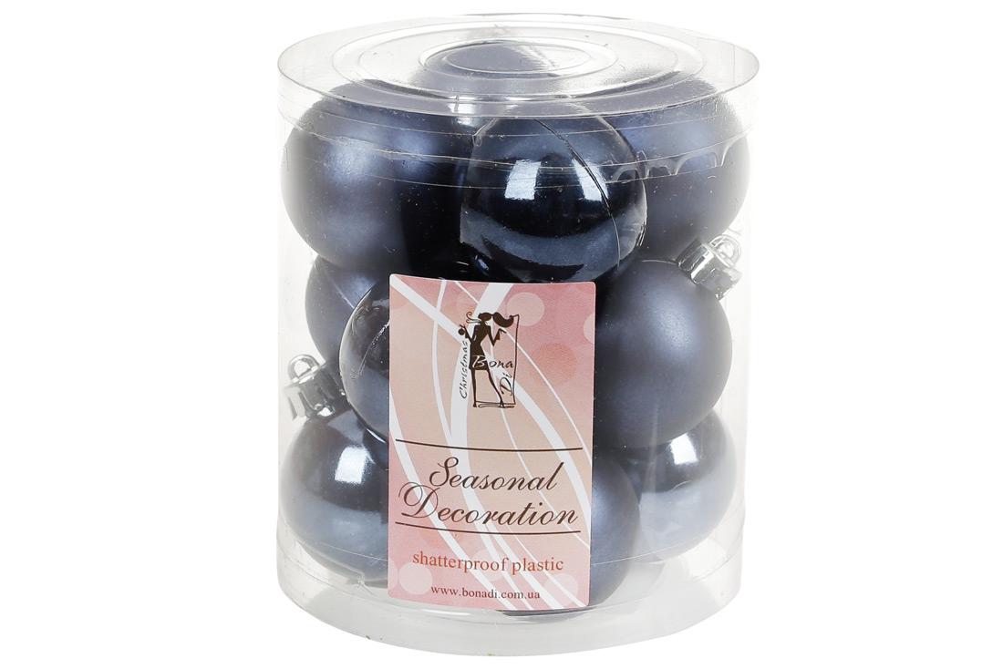Шар новогодний BonaDi D-4 см 12 шт. (147-928)