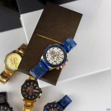 Наручний годинник Forsining 6909 Blue/Cuprum/White - фото 8 Наручний годинник Forsining 6909 Blue/Cuprum/White - фото 8