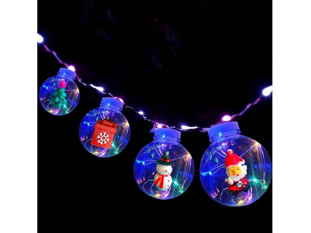 Гірлянда Кульки-Роса 200 ламп ФІГУРКИ МІКС 10 м (1803-01)