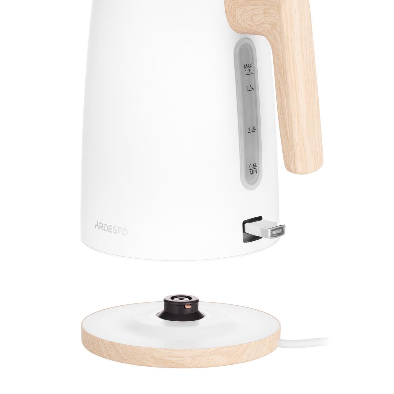 Електрочайник Ardesto EKL-F420WWD Strix 1,7 л Білий (2422442317) - фото 4 Електрочайник Ardesto EKL-F420WWD Strix 1,7 л Білий (2422442317) - фото 4