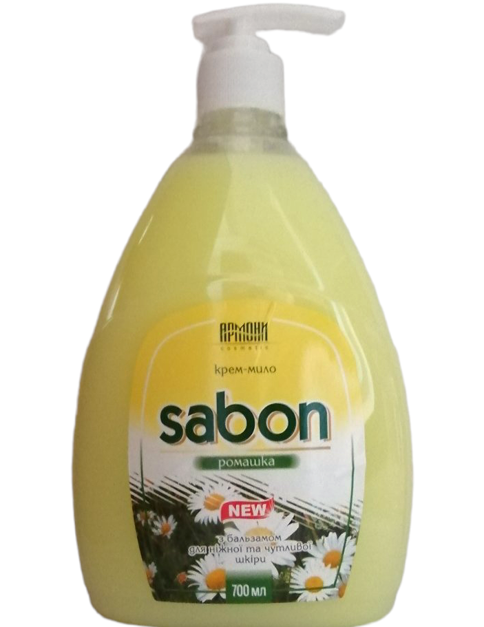 Крем-мыло жидкое Sabon Ромашка с дозатором 700 мл (8614) Крем-мыло жидкое Sabon Ромашка с дозатором 700 мл (8614)