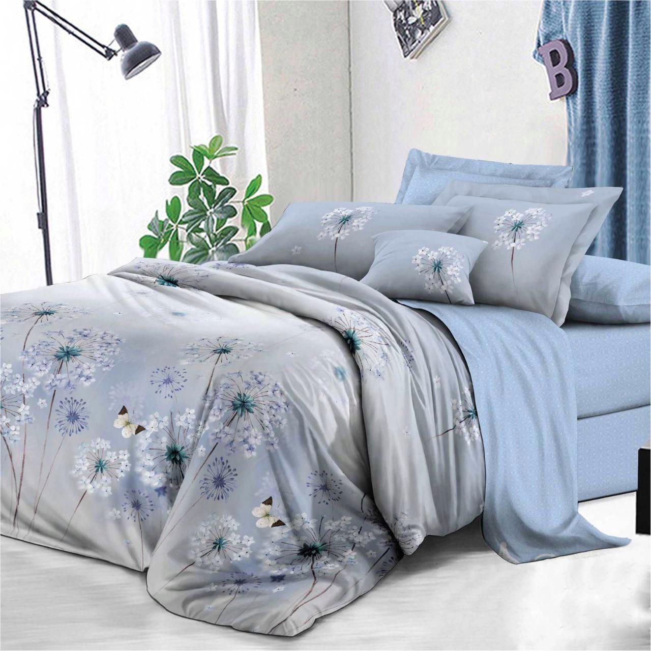 Постельный комплект Isleep Viluta Одуванчики двойной ранфорс