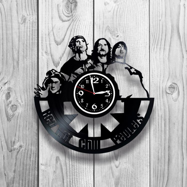 Часы настенные Red Hot Chili Peppers 0413 из виниловой пластинки