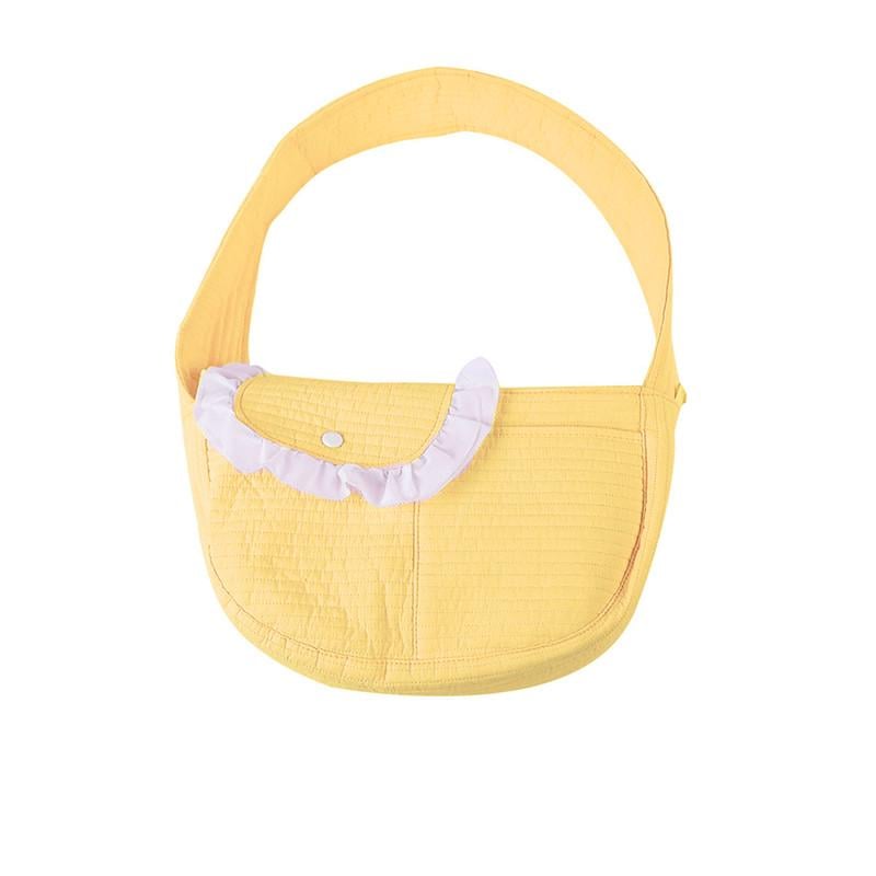 Слинг-переноска для кошек и собак Lesko SY-2022-0502 S 37х11х23 см Yellow (28525357)