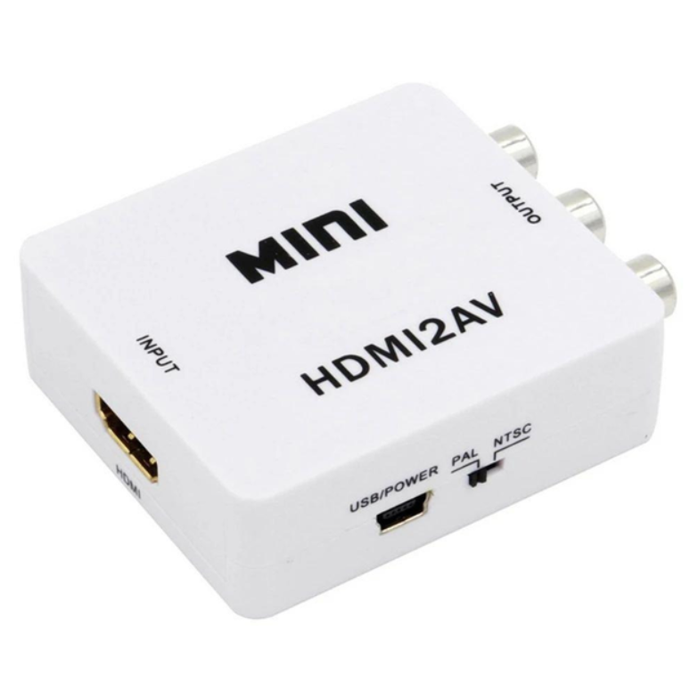 Переходник-конвертер HDMI to AV RCA видео/аудио White (283770)