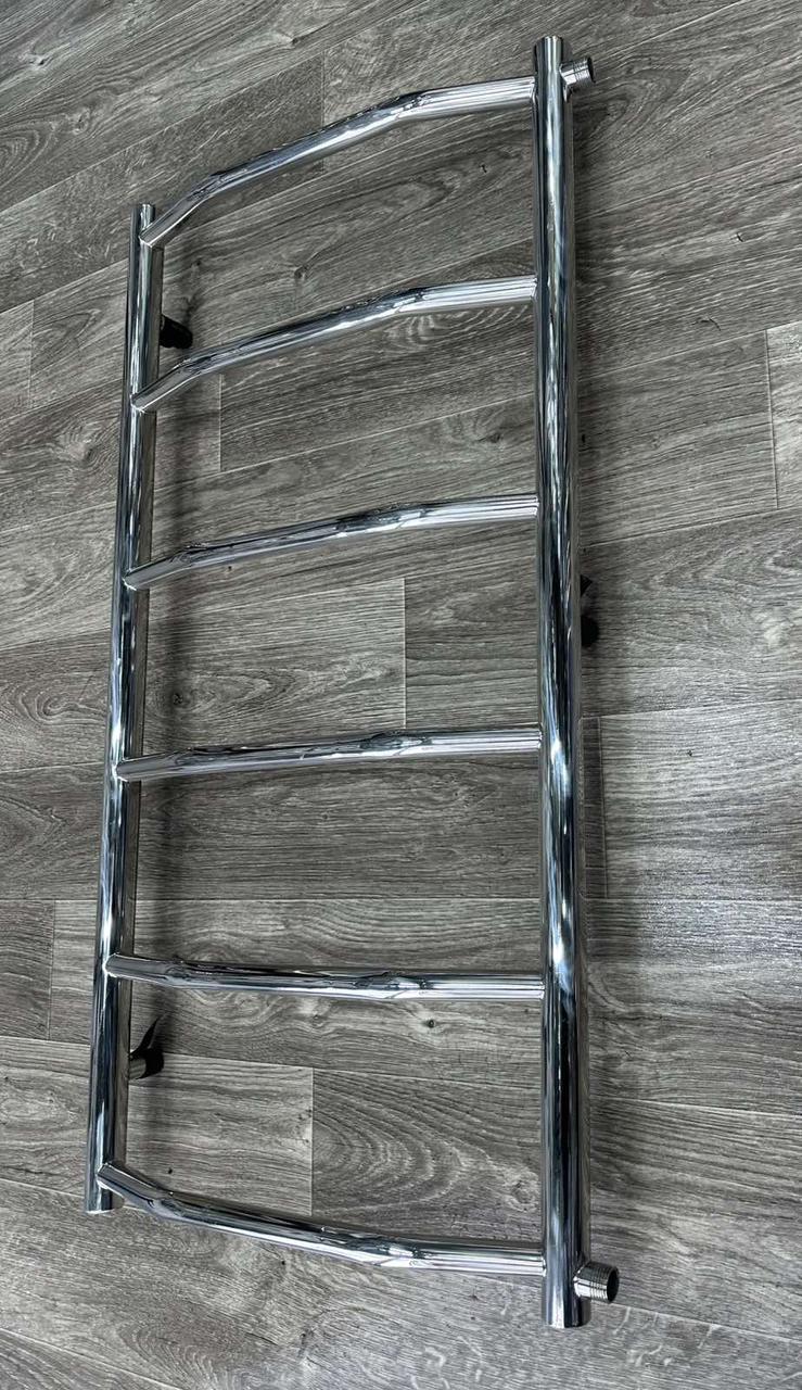 Рушникосушарка водяна драбинка бокова з нержавіючої сталі 80х50 см (23917353) - фото 2 Рушникосушарка водяна драбинка бокова з нержавіючої сталі 80х50 см (23917353) - фото 2