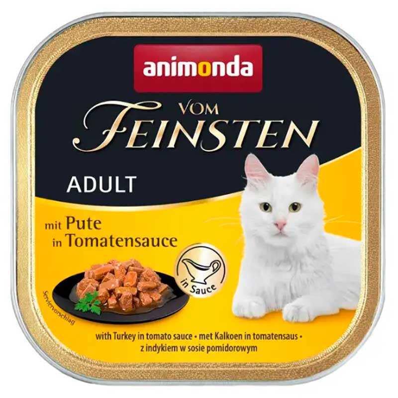 Корм влажный для кошек Animonda Vom Feinsten Turkey in Tomato sauce с индейкой в томатном соусе 100 г (AM-83360)