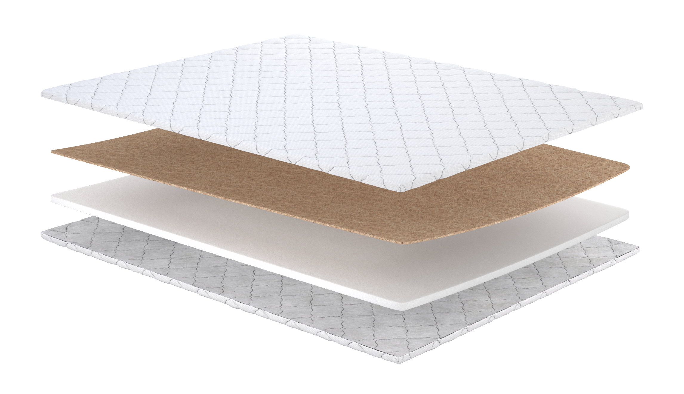 Топпер 1-спальный MatroLuxe Topper-futon 1 cocos/Топер-футон 1 кокос жаккард 65x180 см (MTL-141998)