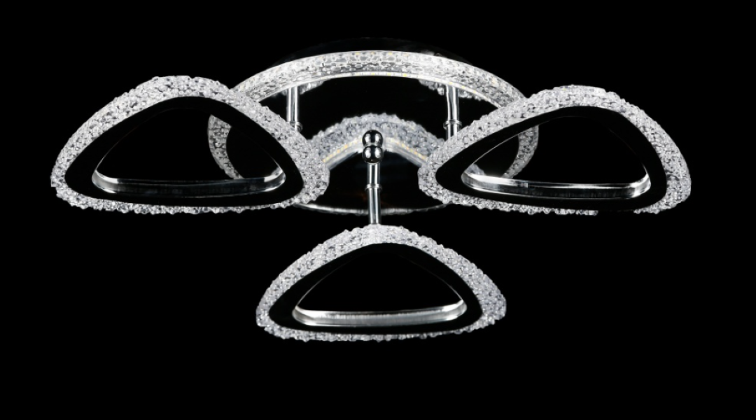 Светодиодная люстра LK39760/3/1 LED CR Белый/Хром (AN000033)