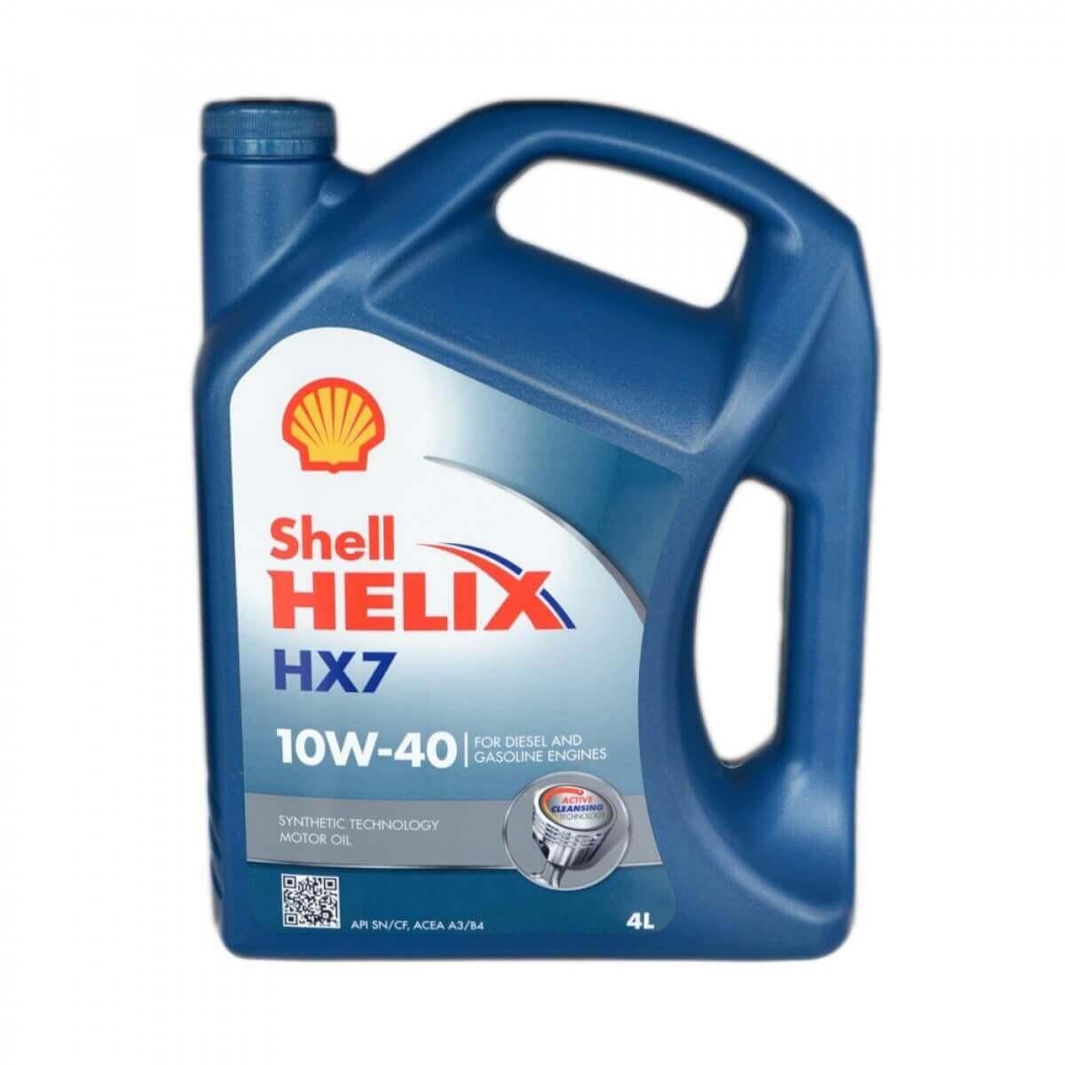 Моторне мастило SHELL Helix HX7 10w40 Blue 4 л SN/CF A3/B4