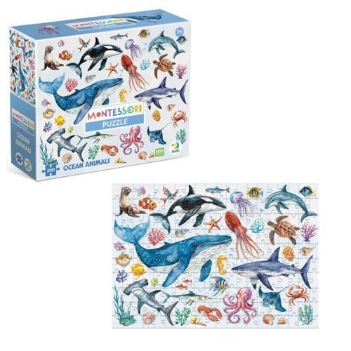 Монтессори пазл HOME Океанические животные 200 эл. (300630)