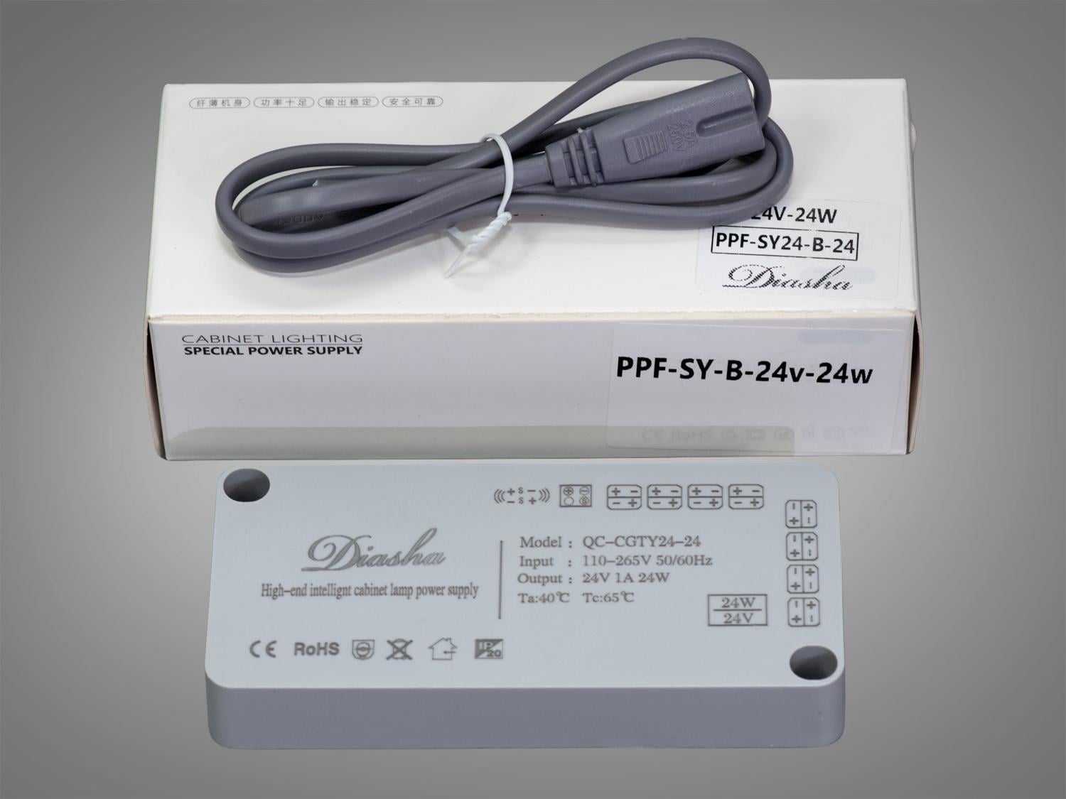 Управляемый блок питания тонкий для LED-ленты 24 В 24 Вт 1А (PPF-SY-B-24v-24w)