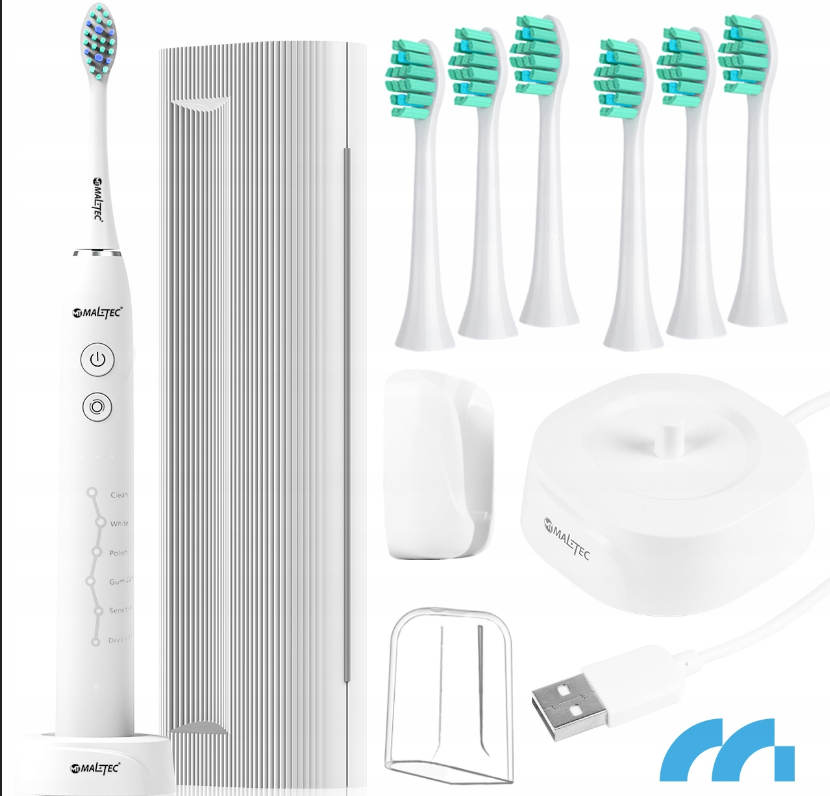 Зубна щітка ультразвукова Maltec Toothie X1 White - фото 9 Зубна щітка ультразвукова Maltec Toothie X1 White - фото 9