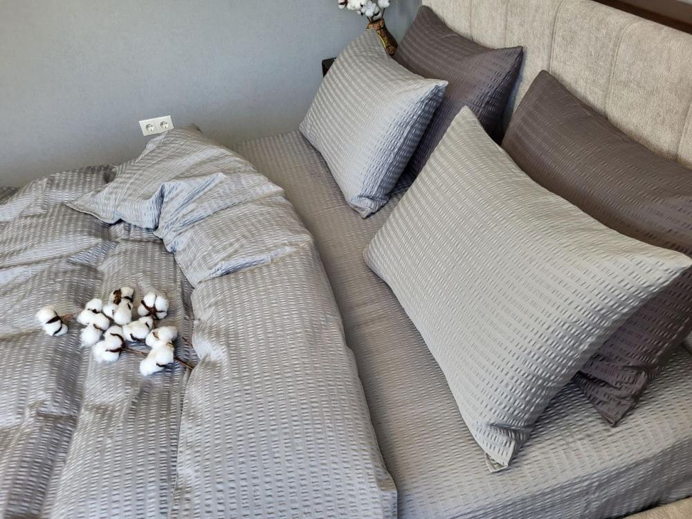 Комплект постельного белья Кис S2020 сатин Premium Gofre полуторный/наволочки 50х70/70х70 см (6472) - фото 4 Комплект постельного белья Кис S2020 сатин Premium Gofre полуторный/наволочки 50х70/70х70 см (6472) - фото 4