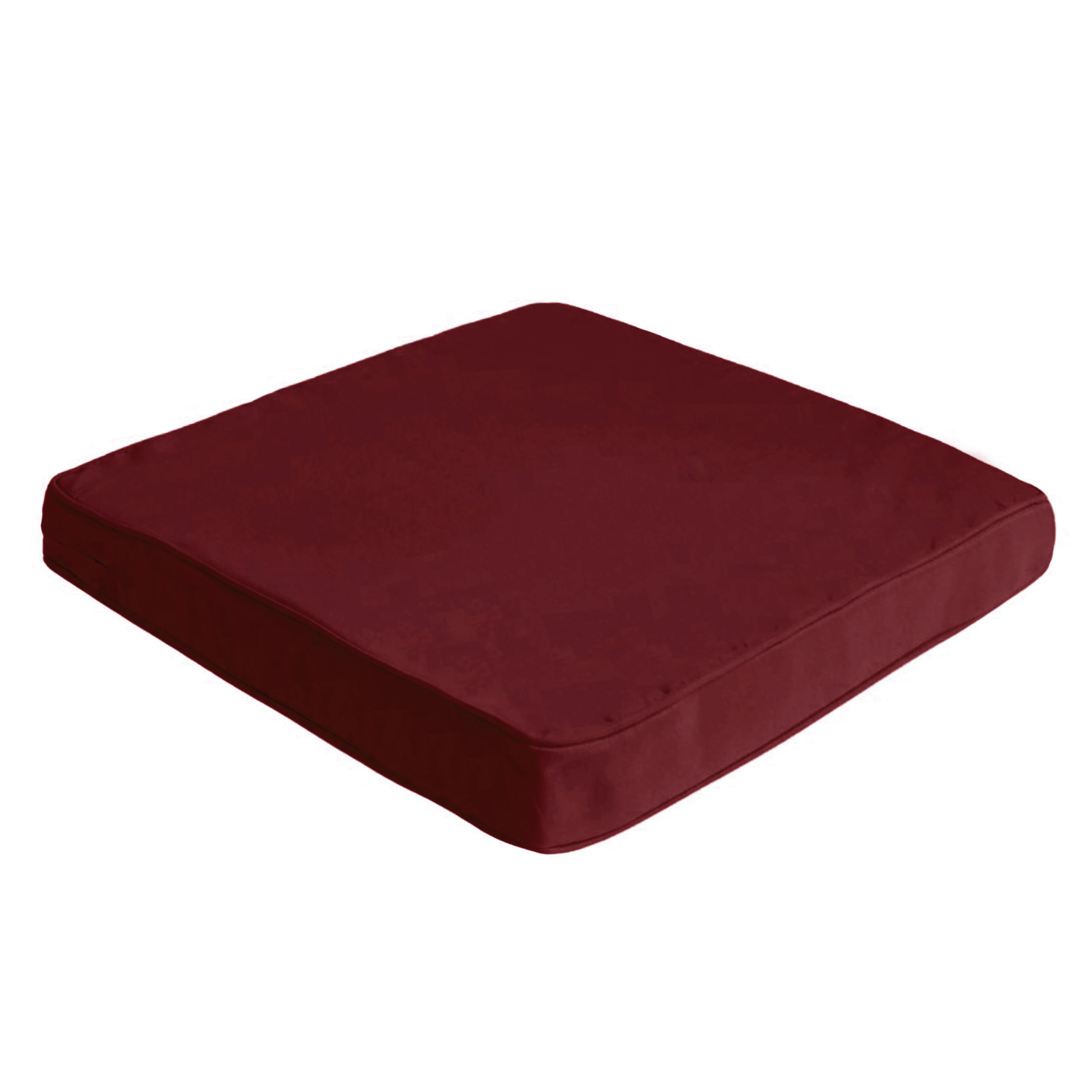 Подушка для садовых стульев/кресел 55х55х5 см Бордовый (2602577854)