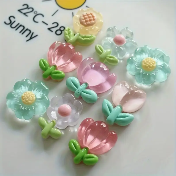 Набір мініатюрних магнітів Квіти 9 шт. 2 см (22939) Набір мініатюрних магнітів Квіти 9 шт. 2 см (22939)