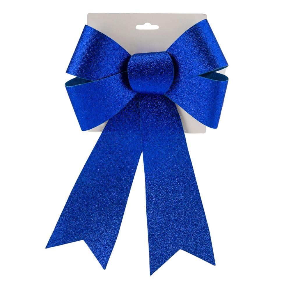 Бант блестящий 32 см Синий (9245-014) Бант блестящий 32 см Синий (9245-014)