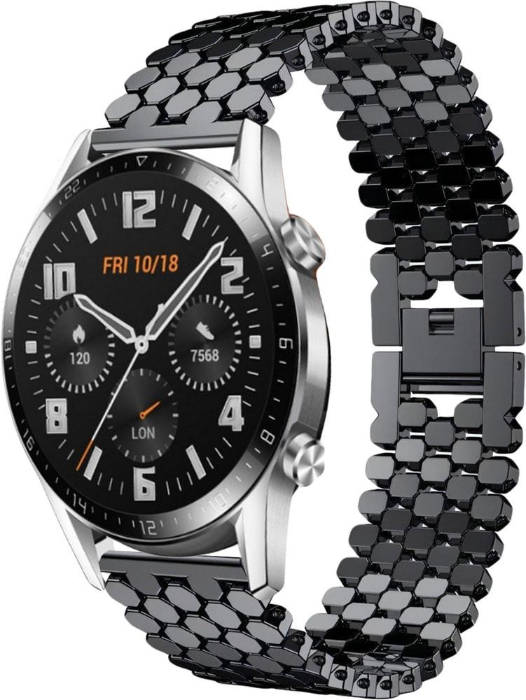 Металлический Ремешок Scaly для Huawei Watch GT 2 46 мм Black (28769-2B)