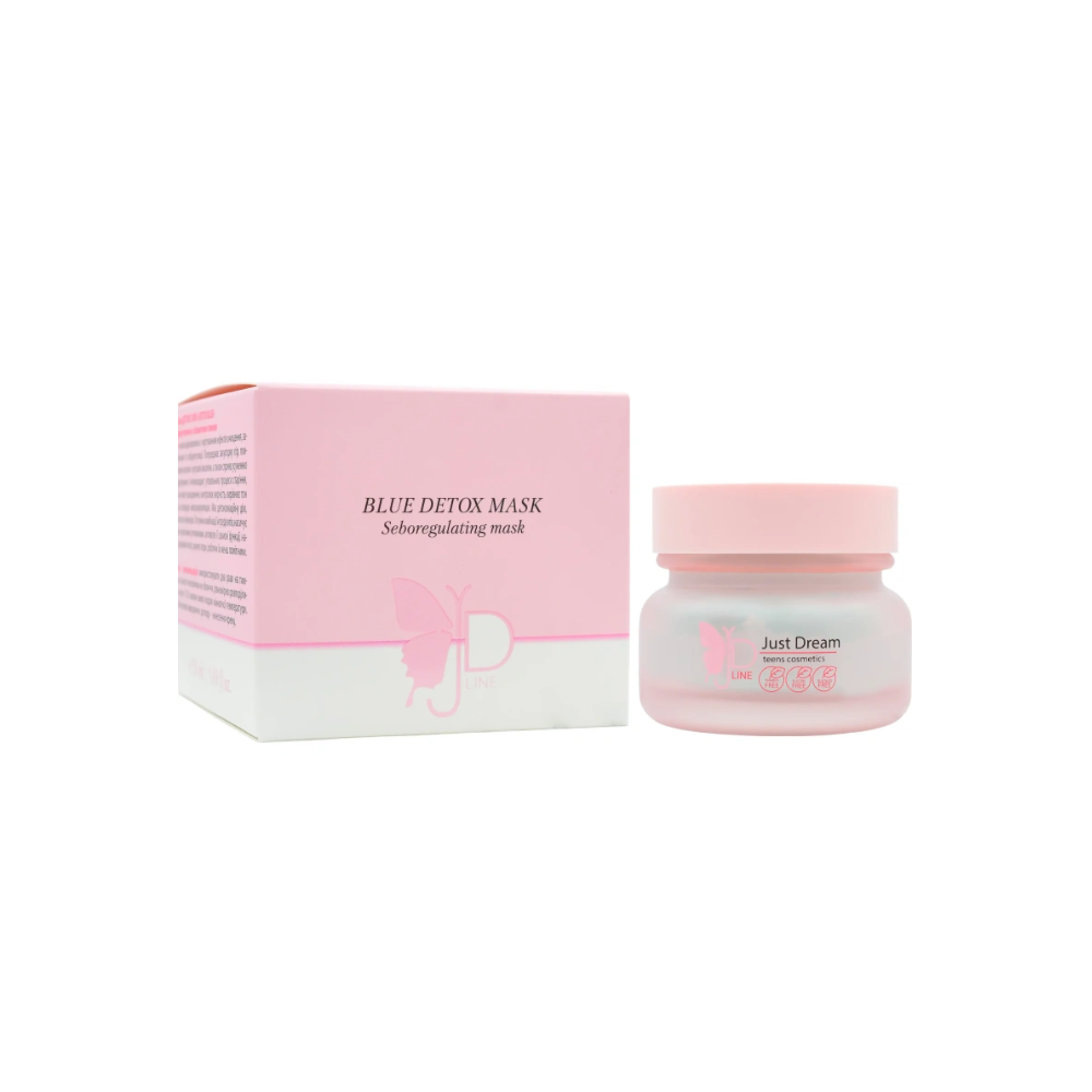 Маска себорегулювальна з блакитною глиною Just Dream teens cosmetics Blue Detox Mask 50 мл