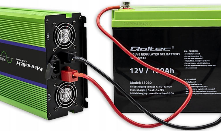 Інвертор 12 230 QOLTEC із чистою синусоїдою 2000 Вт/4000 Вт (2440051038) - фото 8 Інвертор 12 230 QOLTEC із чистою синусоїдою 2000 Вт/4000 Вт (2440051038) - фото 8