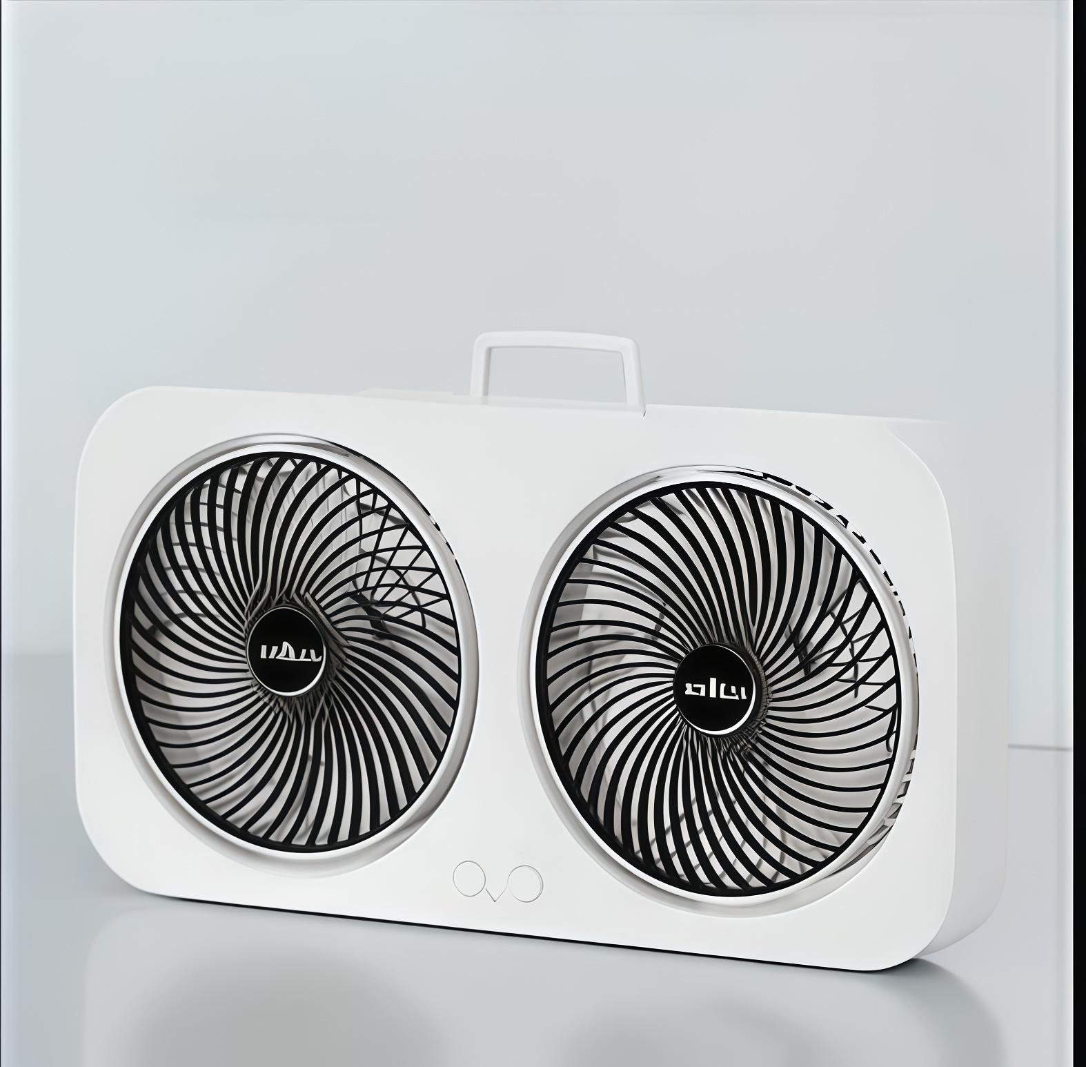 Вентилятор настільний AND LY-879 з інноваційною системою подвійного потоку повітря та ефективною циркуляцією (6-18-2054124)