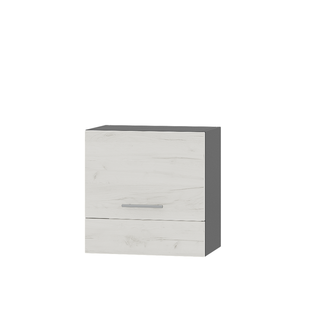 Шафа верхня Еверест Оптіма модуль Верх для витяжки В11-500 50х30х50 см Дуб крафт білий/Антрацит (08475) - фото 1