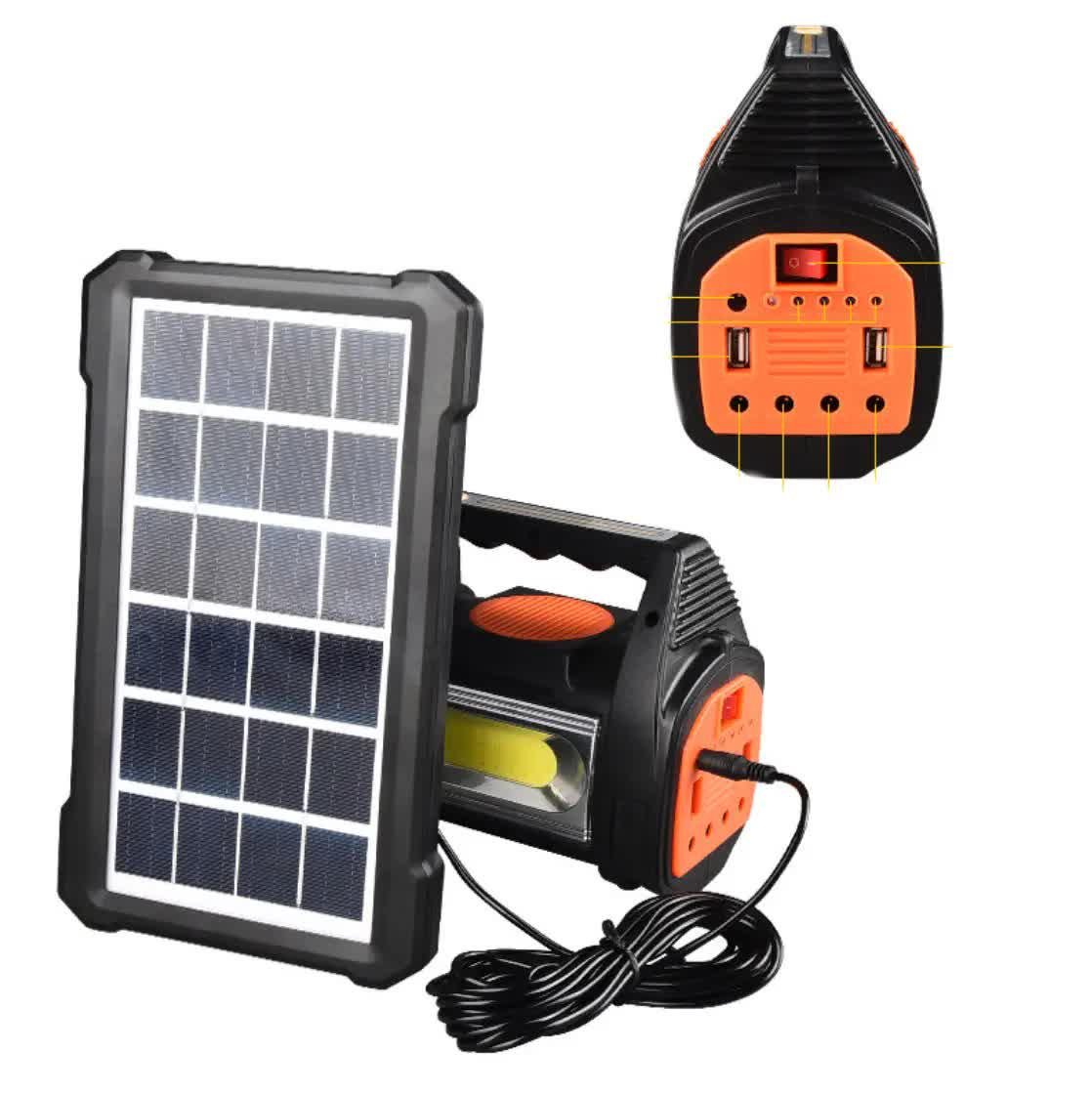 Ліхтар на сонячній батареї та повербанком GS-540 радіо/MP3/Bluetooth/3 лампочки (29853434) - фото 3 Ліхтар на сонячній батареї та повербанком GS-540 радіо/MP3/Bluetooth/3 лампочки (29853434) - фото 3