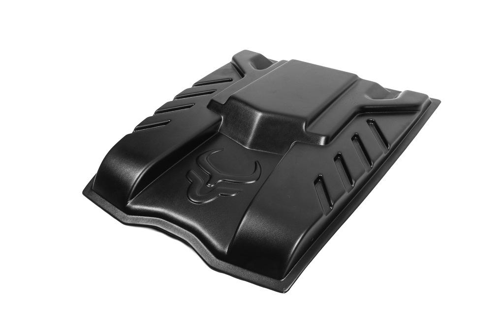 Накладка на капот V1 EuroCap для Mitsubishi L200 2006-2015 гг. abs-пластик Черный