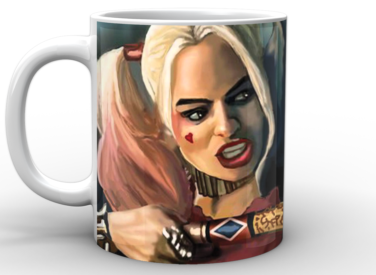 Чашка Gee! Белый Отряд Самоубийц Suicide Squad Харли арт SS.02.006