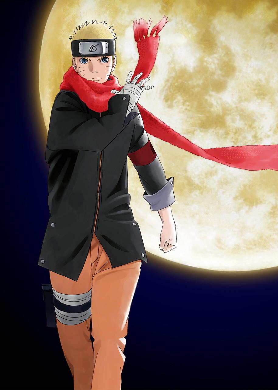 Картина GeekLand Naruto Наруто на фоне луны