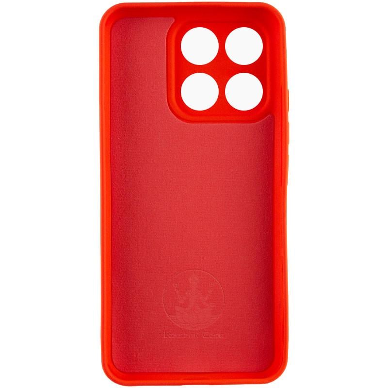 Противоударный чехол Silicone Cover Lakshmi Full Camera (A) для Huawei Honor X8a Красный / Red - фото 2