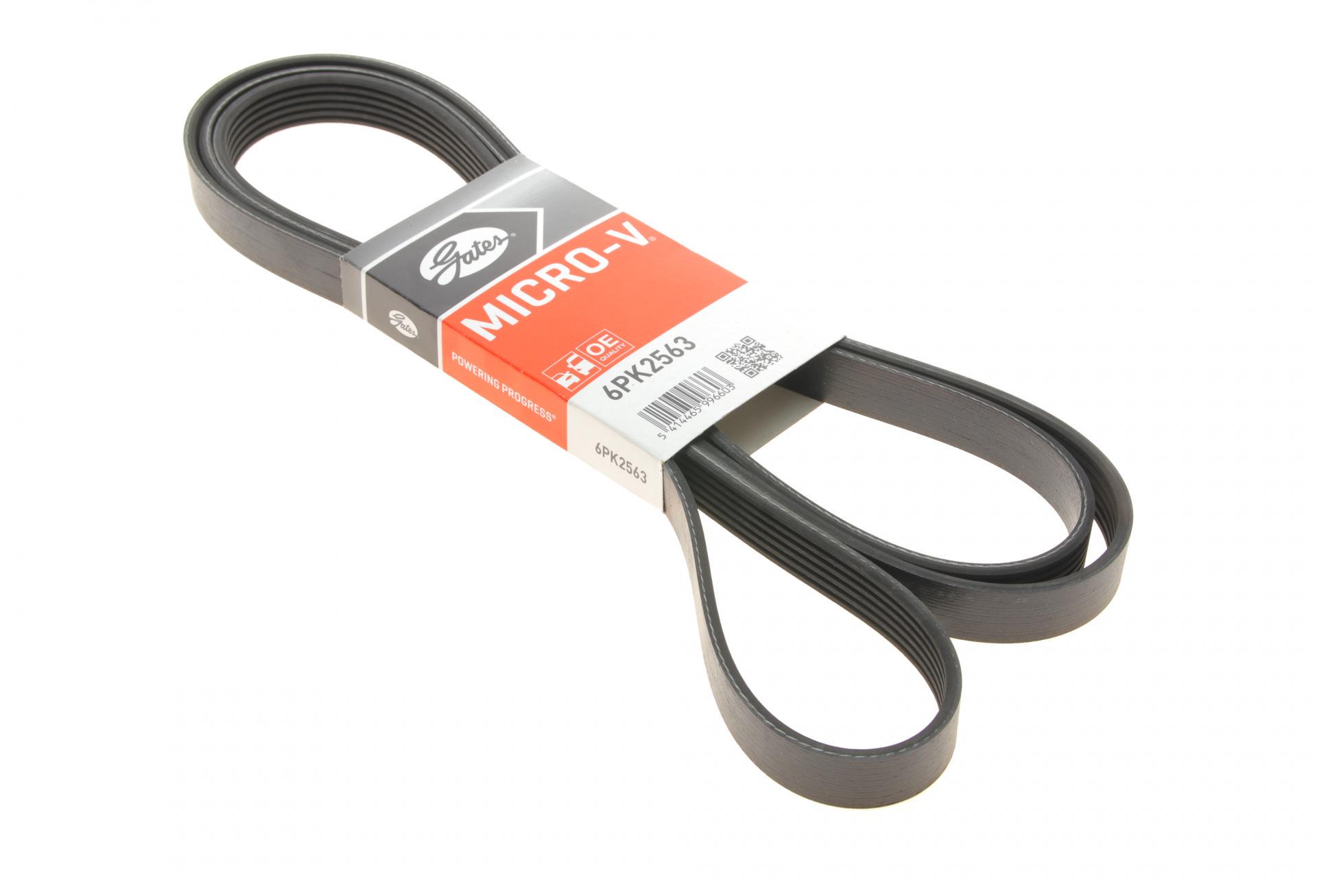 Ремень генератора GATES Mitsubishi Lancer 1.8 08-/Outlander 2.0-2.4 06- (6PK2563)