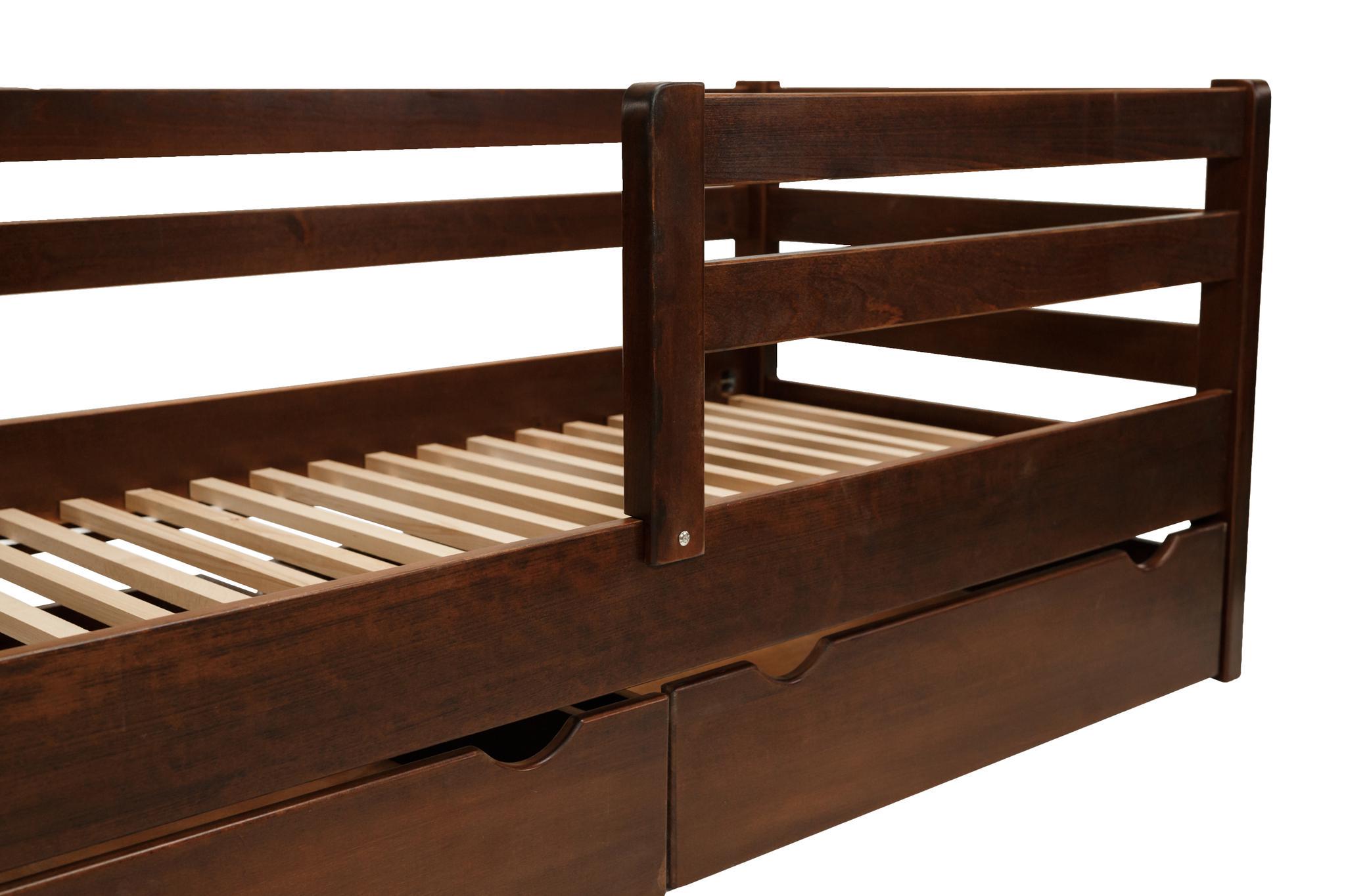 Ліжко підліткове Goydalka Montana з шухлядою 190x80 см Горіх - фото 7