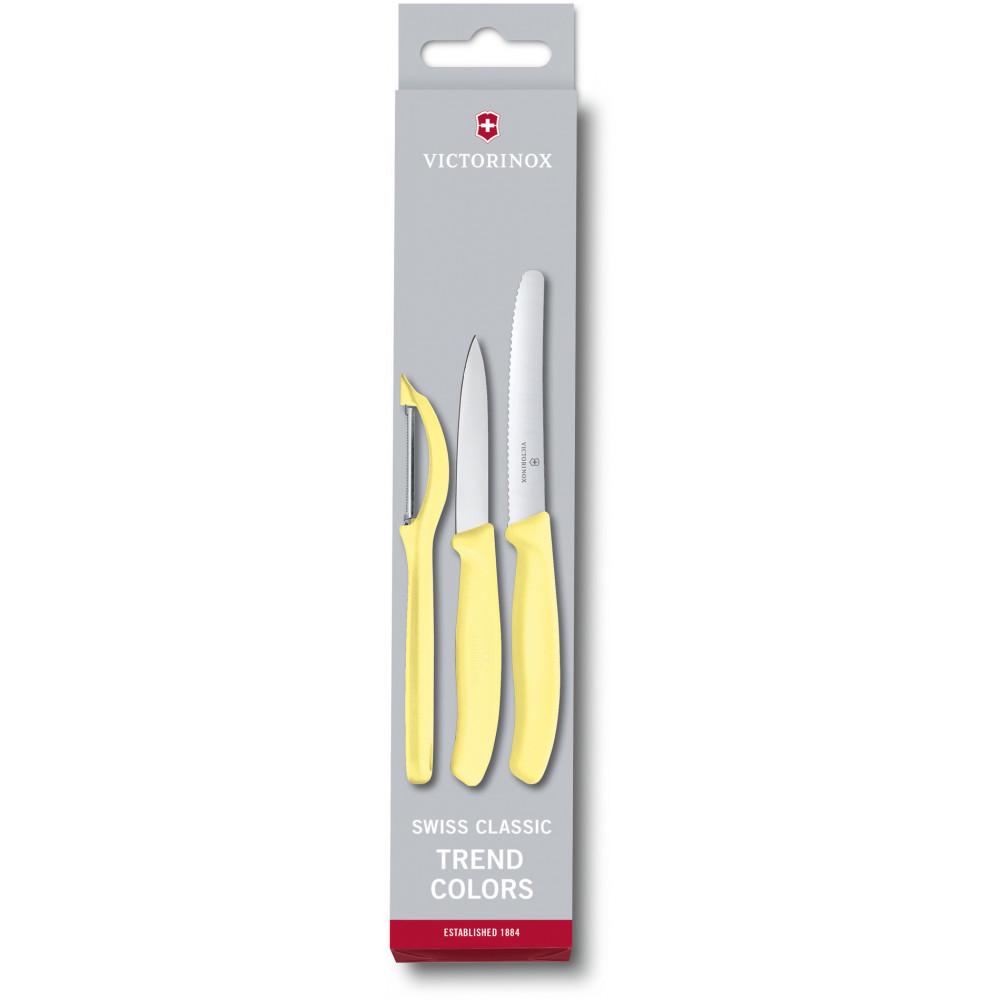 Набір кухонний Victorinox Swiss Classic Paring Set 3 шт. Жовтий (58-79-Vx67116.31L82) - фото 2