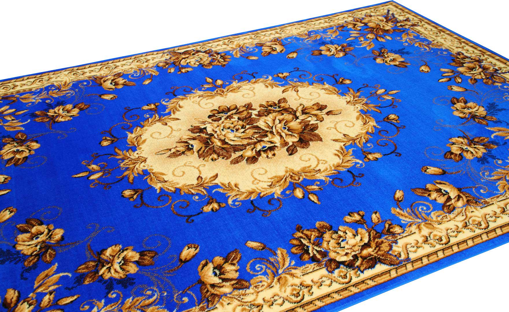 Ковер Karat Gold 173/45 2x3 м прямоугольный Синий (00-00000343) - фото 5 Ковер Karat Gold 173/45 2x3 м прямоугольный Синий (00-00000343) - фото 5