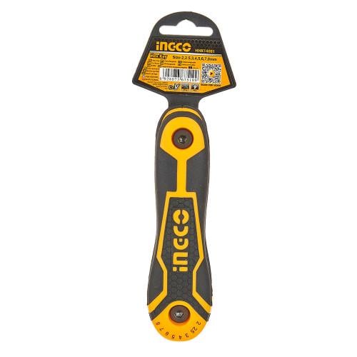 Набір ключів шестигранних INGCO 8 шт. 2-8 мм (26771523)