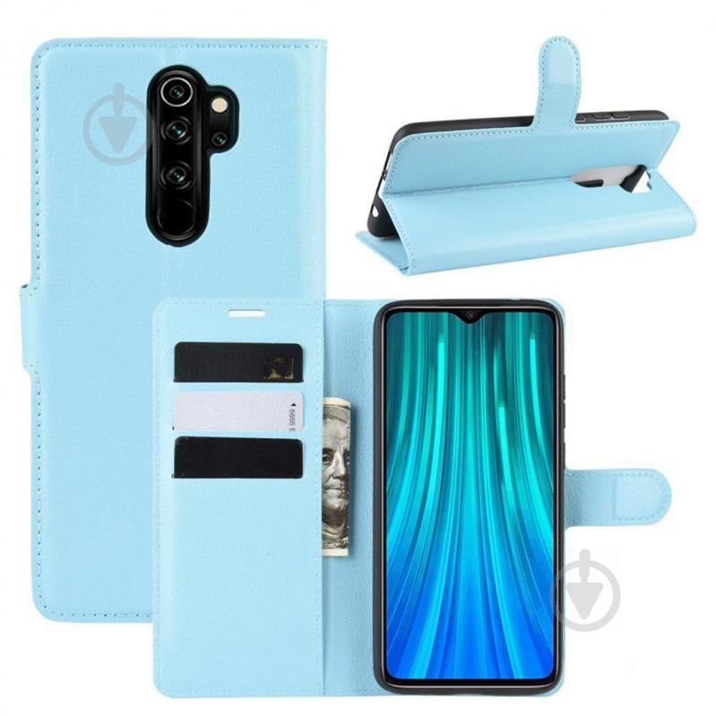 Чохол-книжка Litchie Wallet для Xiaomi Redmi Note 8 Pro Блакитний (hub_rKgv66560) - фото 1