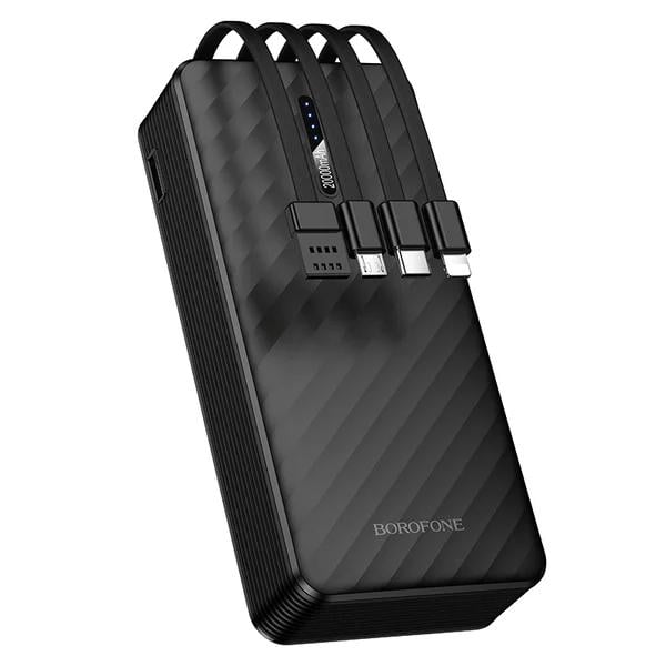 Повербанк Borofone BJ84A Smooth Li-pol 20000 mAh 10W Black (6941991126178)